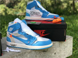 Authentic Off White x Air Jordan 1 UNC