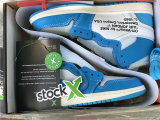 Authentic Off White x Air Jordan 1 UNC