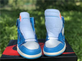 Authentic Off White x Air Jordan 1 UNC