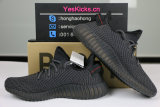 Authentic Y 350 V2 ALL Black(only lace reflective)