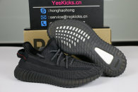 Authentic Y 350 V2 ALL Black(only lace reflective)