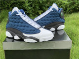 Authentic Air Jordan 13 grey blue 