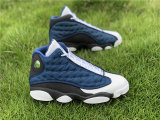 Authentic Air Jordan 13 grey blue 