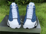Authentic Air Jordan 13 grey blue 