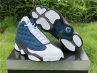 Authentic Air Jordan 13 grey blue 
