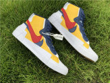 Authentic Sacai x Nike Blazer Mid Varsity Maize/Midnight Navy