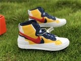 Authentic Sacai x Nike Blazer Mid Varsity Maize/Midnight Navy