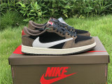 Authentic Travis Scott x Air Jordan 1 GS Low “Dark Mocha”
