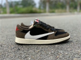 Authentic Travis Scott x Air Jordan 1 GS Low “Dark Mocha”
