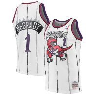 Men's Toronto Raptors Tracy McGrady Mitchell & Ness White 1998-99 Swingman Jersey