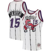 Men's Toronto Raptors Vince Carter Mitchell & Ness White 1997-98 Swingman Jersey