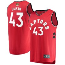 Men's Toronto Raptors Pascal Siakam Red 2019 NBA Finals Jersey - Icon Edition Men's Toronto Raptors Pascal Siakam Red 2019 NBA Finals Jersey - Icon Edition