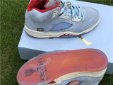 Authentic Trophy Room x Air Jordan 5 JSP Ice Blue