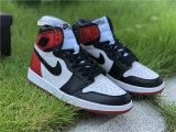 Authentic Air Jordan 1 GS “Satin Black Toe”