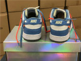 Authentic OFF-WHITE x Futura x Nike Dunk UNC GS