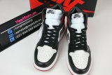 Authentic Air Jordan 1 “Satin Black Toe”