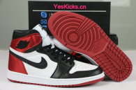 Authentic Air Jordan 1 “Satin Black Toe”