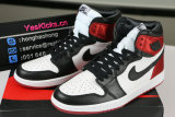Authentic Air Jordan 1 “Satin Black Toe”