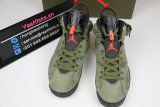 Authentic Travis Scott x Air Jordan 6 “Medium Olive”