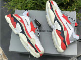 Balenciaga Triple-S White Red