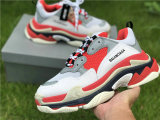 Balenciaga Triple-S White Red