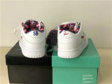 Authentic Parra x Nike SB Dunk Low White/Pink Rose GS