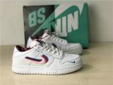 Authentic Parra x Nike SB Dunk Low White/Pink Rose GS