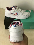 Authentic Parra x Nike SB Dunk Low White/Pink Rose GS