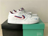 Authentic Parra x Nike SB Dunk Low White/Pink Rose GS