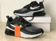 Authentic Nike Air Max 270 React Black/Vast Grey GS