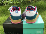 Authentic Parra x Nike SB Blazer Low White/Dark Green/Red Blanc GS