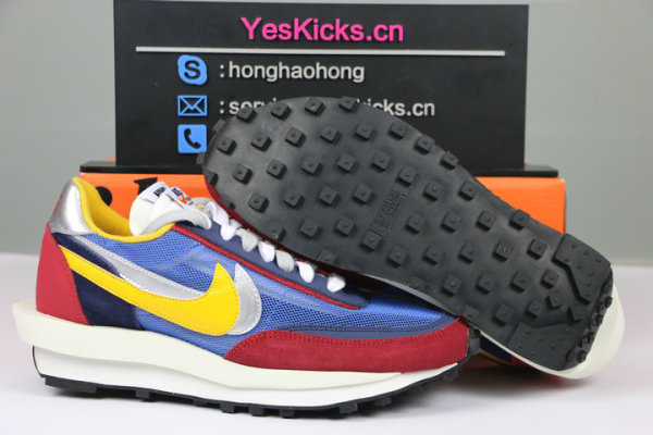 Authentic Sacai x Nike LDWaffle Varsity Blue/Del Sol