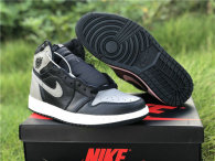 Authentic Air Jordan 1 Retro High OG Black Grey