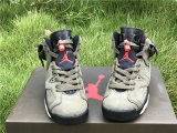 Authentic Travis Scott x Air Jordan 6 GS “Medium Olive”
