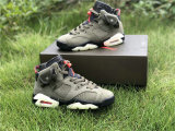 Authentic Travis Scott x Air Jordan 6 GS “Medium Olive”
