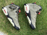 Authentic Travis Scott x Air Jordan 6 GS “Medium Olive”
