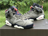 Authentic Travis Scott x Air Jordan 6 GS “Medium Olive”