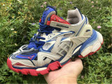 Balenciaga Track Trainers 4.0 Blue Grey Red