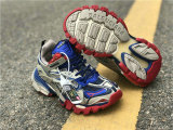 Balenciaga Track Trainers 4.0 Blue Grey Red