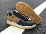 Authentic Travis Scott x Nike Air Force 1 Low Multi-Color/Muted Bronze GS