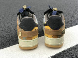 Authentic Travis Scott x Nike Air Force 1 Low Multi-Color/Muted Bronze GS