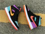 Authentic Air Jordan 1 GS Mid Black Total Orange 