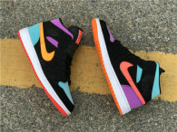 Authentic Air Jordan 1 GS Mid Black Total Orange 