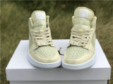 Authentic Air Jordan 1 GS Lemon Yellow-White