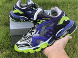 Balenciaga Track Trainers 4.0 Green/Grey/Purple