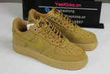 Authentic Nike Air Force 1 Gum Light Brown