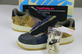 Authentic Travis Scott x Nike Air Force 1 Low Multi-Color/Muted Bronze-Fossil