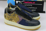 Authentic Travis Scott x Nike Air Force 1 Low Multi-Color/Muted Bronze-Fossil