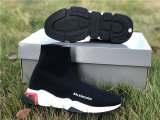 Authentic Balenciaga Speed Trainer Black/Red/White