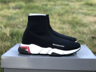 Authentic Balenciaga Speed Trainer Black/Red/White